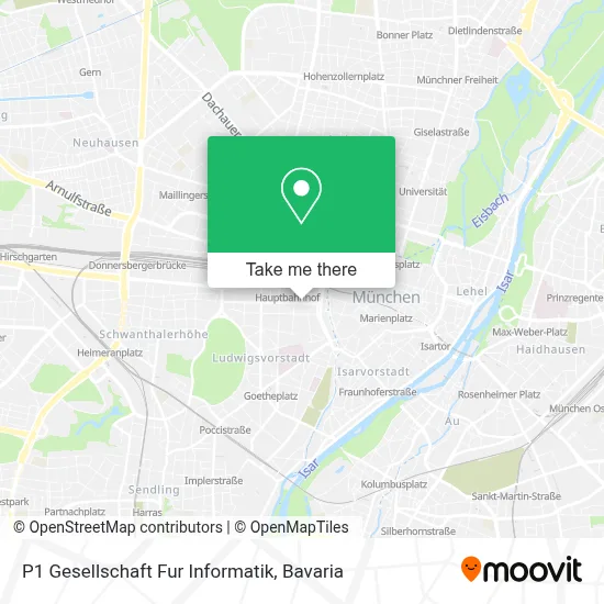 P1 Gesellschaft Fur Informatik map