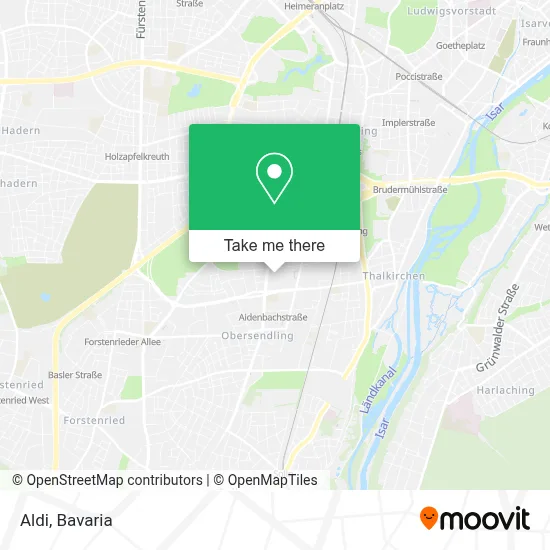 Aldi map