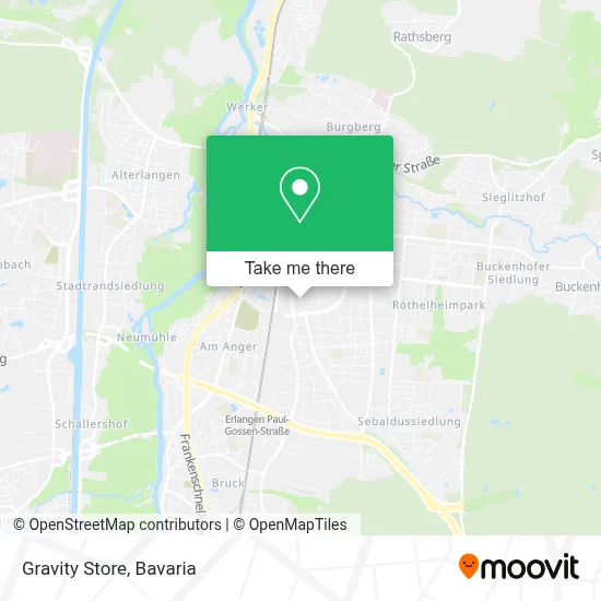 Gravity Store map