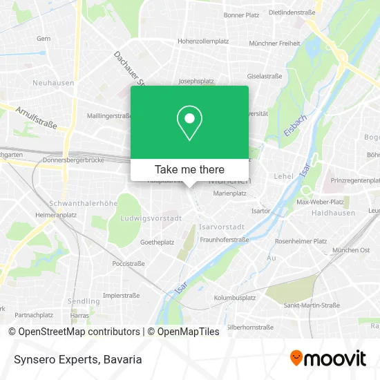 Synsero Experts map