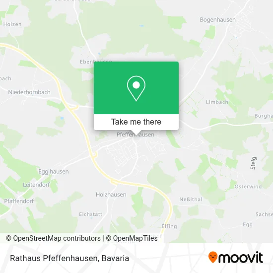 Rathaus Pfeffenhausen map