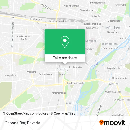 Capone Bar map