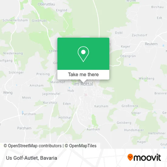 Us Golf-Autlet map