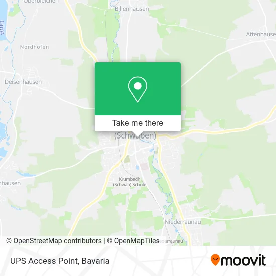 Ups Access Point map