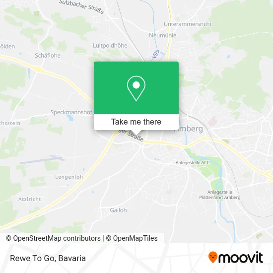 Rewe To Go map