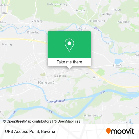 Ups Access Point map