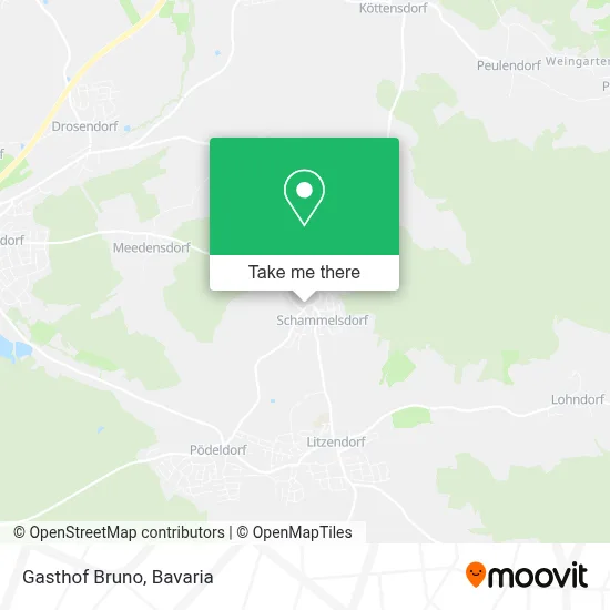 Gasthof Bruno map