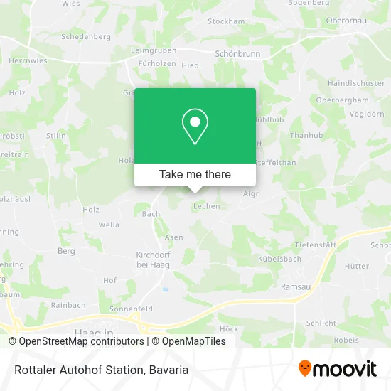 Rottaler Autohof Station map
