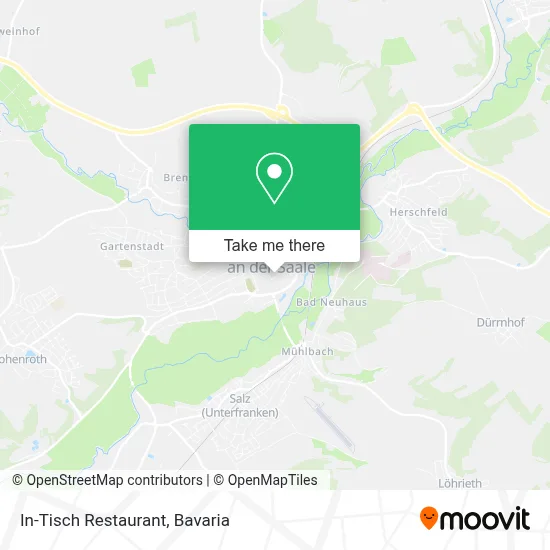 In-Tisch Restaurant map