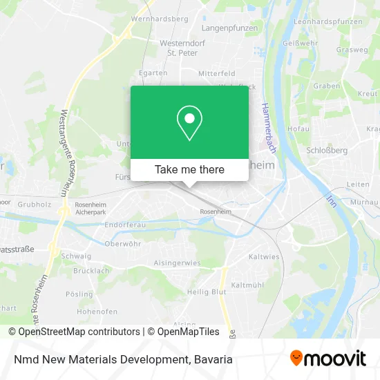 Nmd New Materials Development map