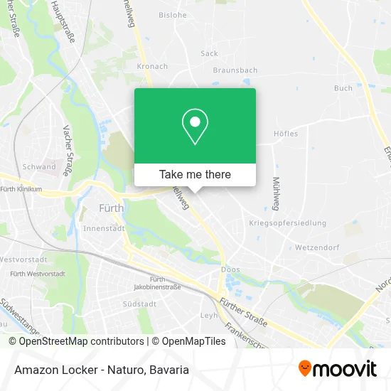 Amazon Locker - Naturo map