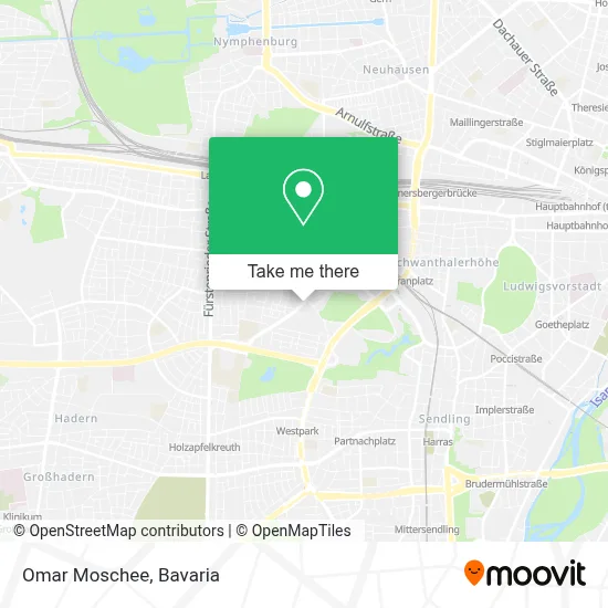 Omar Moschee map