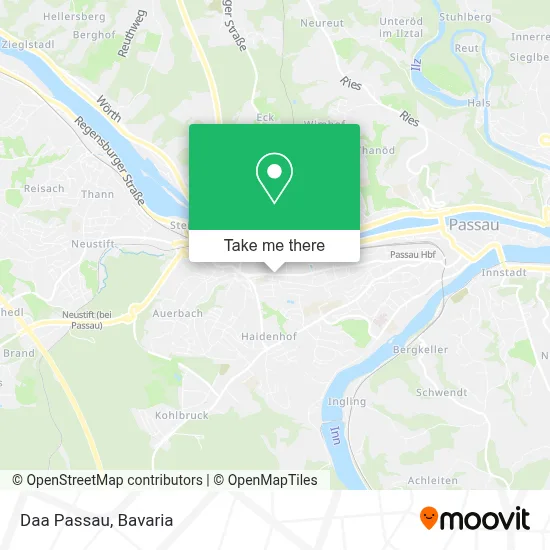 Daa Passau map