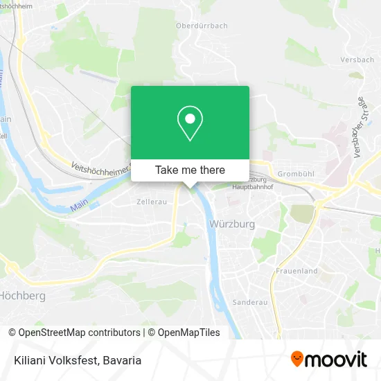 Kiliani Volksfest map