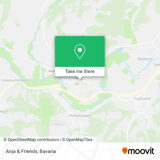 Anja & Friends map