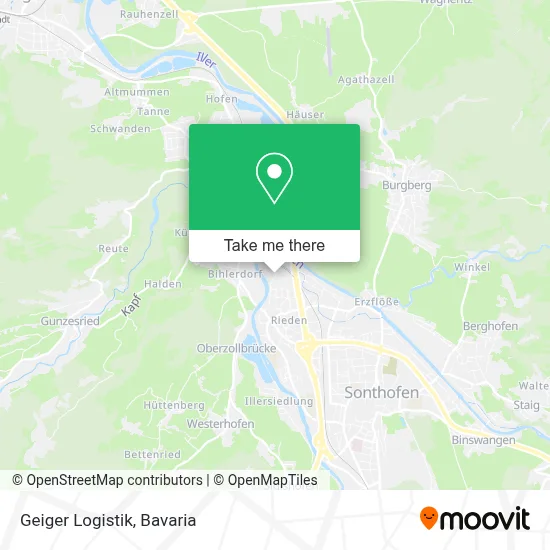 Geiger Logistik map