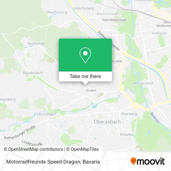 Motorradfreunde Speed-Dragon map