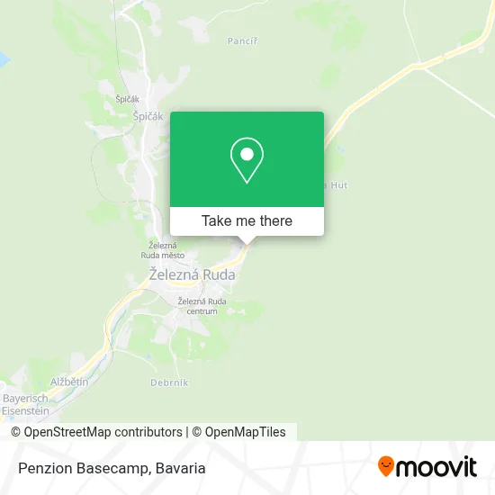 Penzion Basecamp map