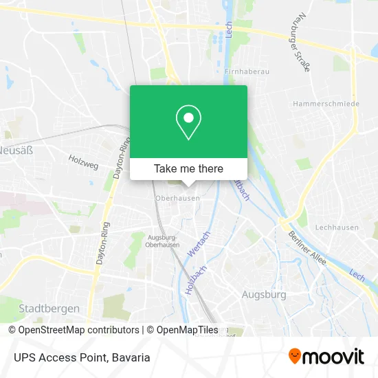 Ups Access Point map