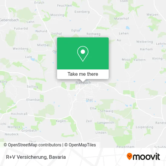R+V Versicherung map
