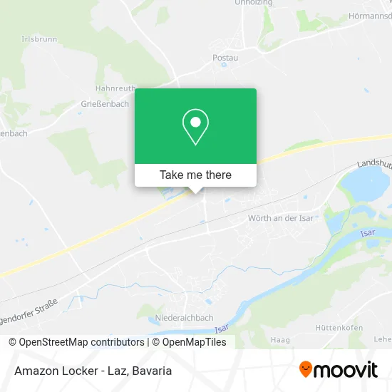 Amazon Locker - Laz map
