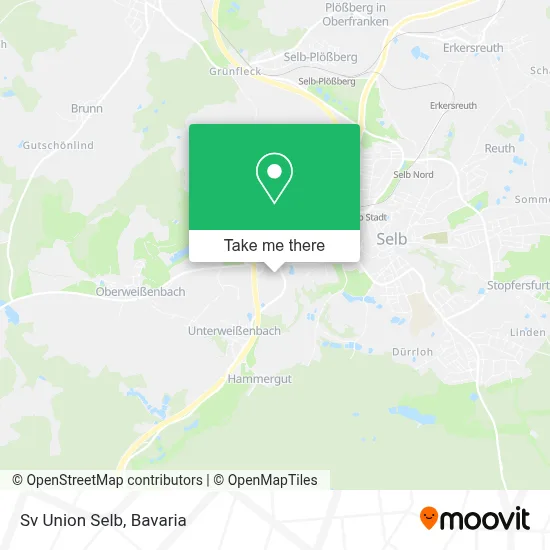 Sv Union Selb map