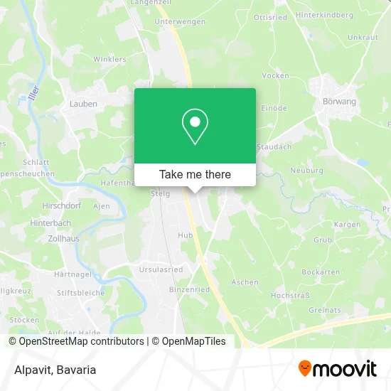 Alpavit map