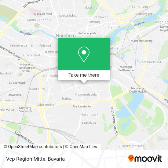 Vcp Region Mitte map