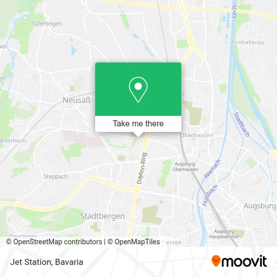Jet Station map