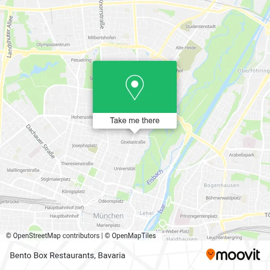 Bento Box Restaurants map