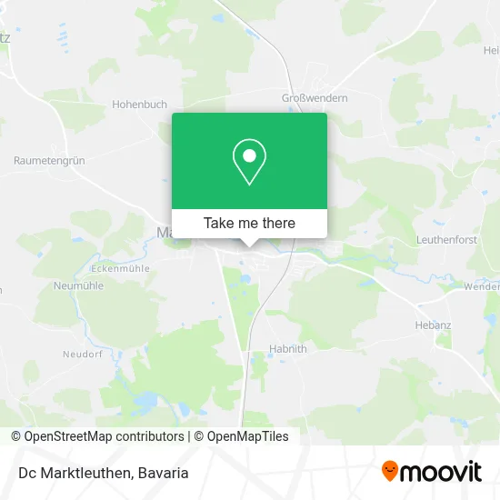 Dc Marktleuthen map
