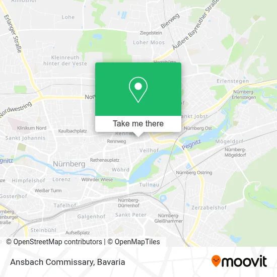 Ansbach Commissary map