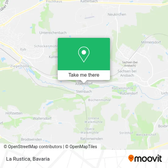 La Rustica map