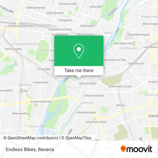 Endless Bikes map