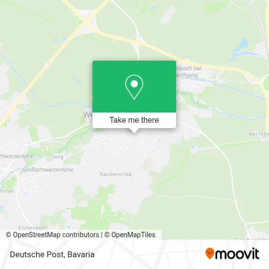 Deutsche Post map