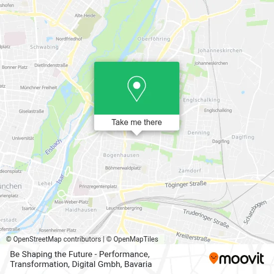 Be Shaping the Future - Performance, Transformation, Digital Gmbh map
