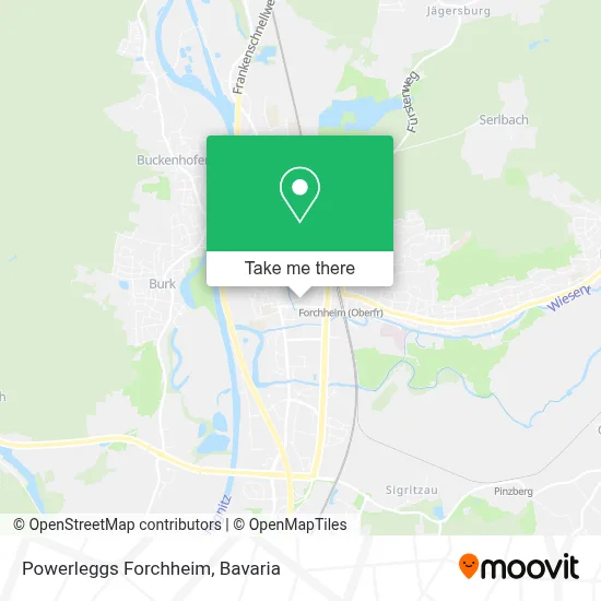 Powerleggs Forchheim map