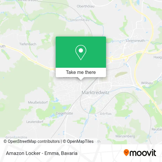 Amazon Locker - Emma map