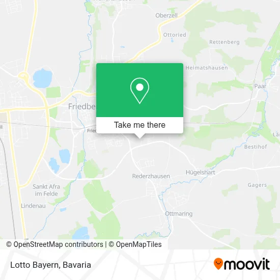 Lotto Bayern map