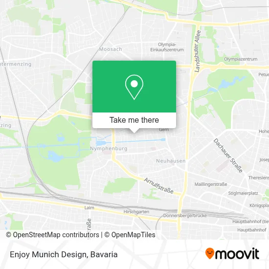 Enjoy Munich Design map