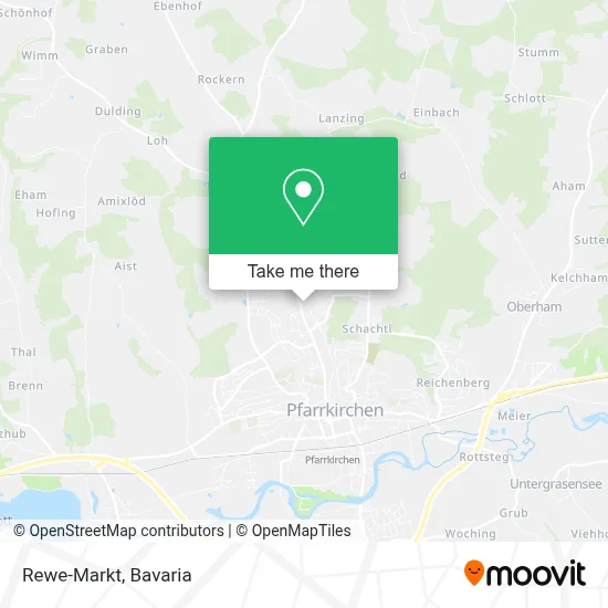 Rewe-Markt map