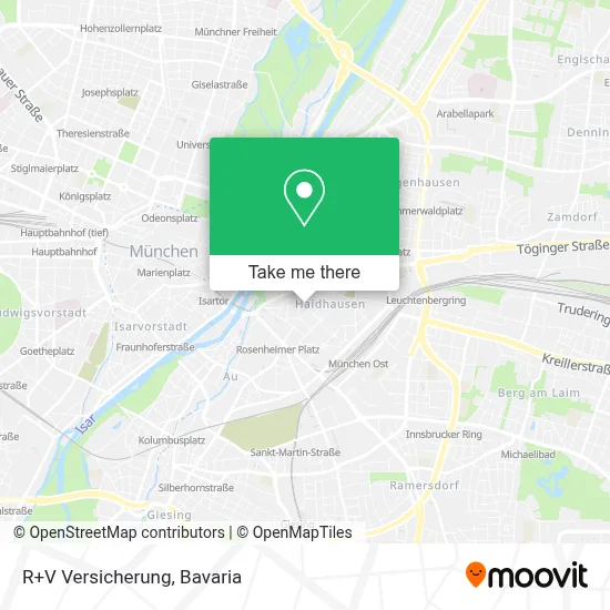 R+V Versicherung map
