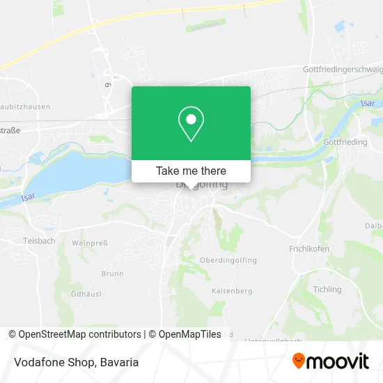 Vodafone Shop map
