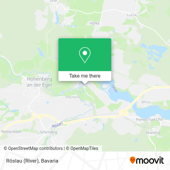 Röslau (River) map