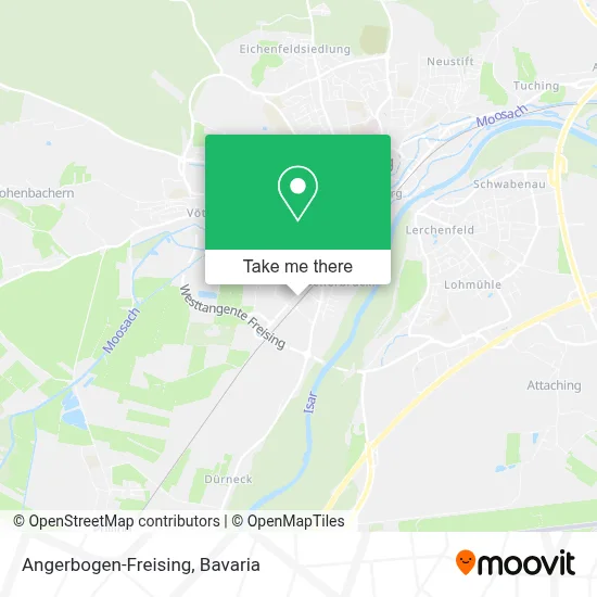 Angerbogen-Freising map