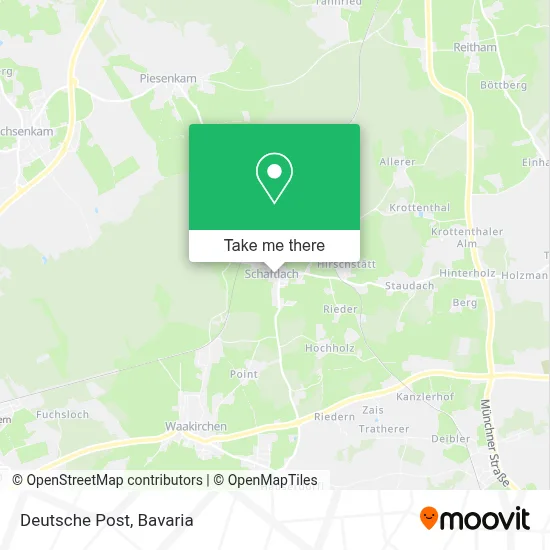 Deutsche Post map