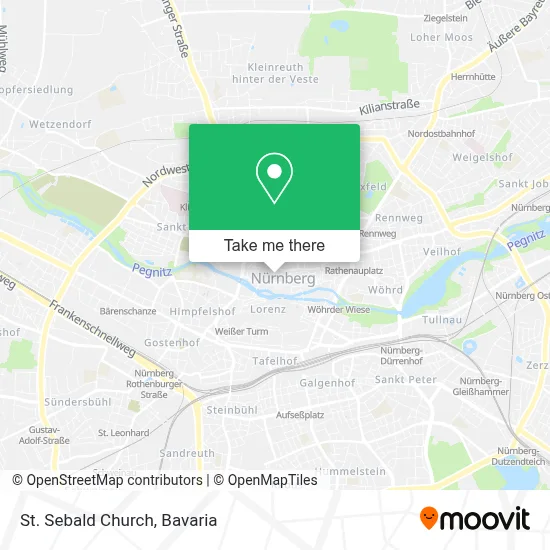 St. Sebald Church map