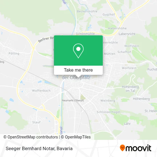 Seeger Bernhard Notar map
