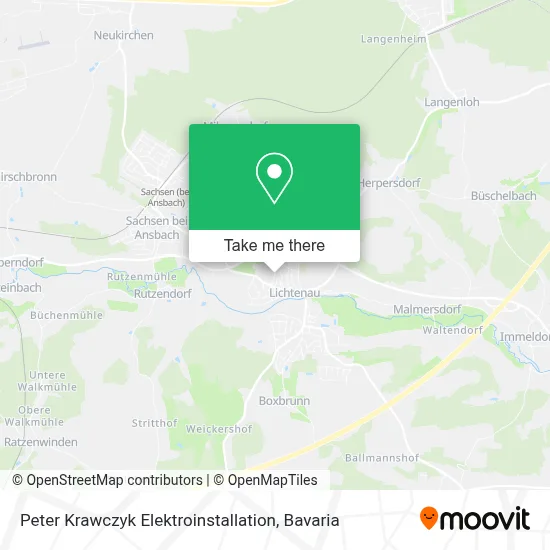 Peter Krawczyk Elektroinstallation map
