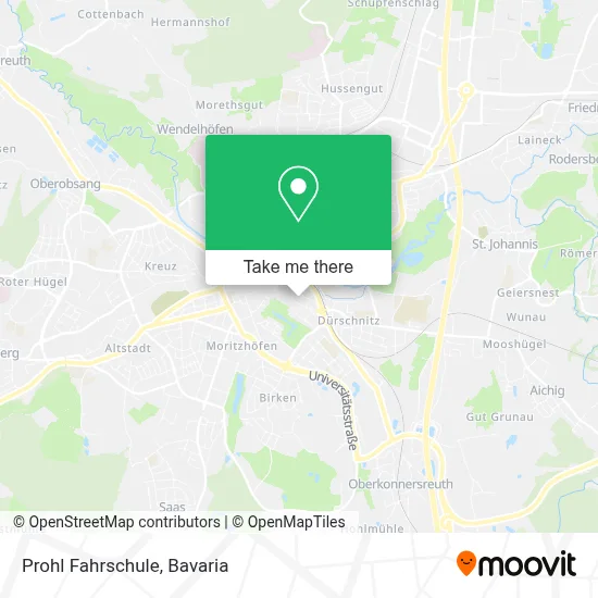 Prohl Fahrschule map